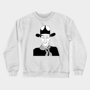 CLASSIC WESTERN COWBOY MOVIE STAR Crewneck Sweatshirt